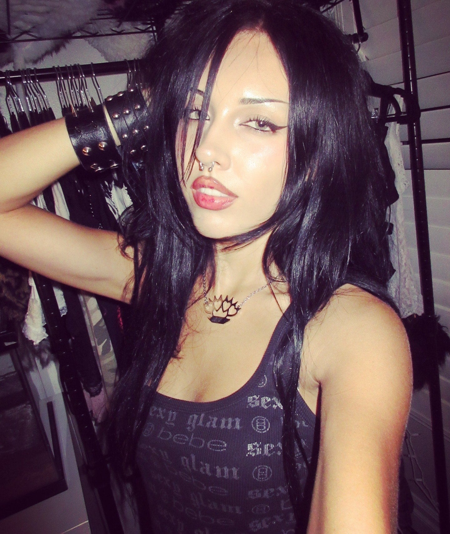 TOUGH LOVE BRASS KNUCKLES NECKLACE