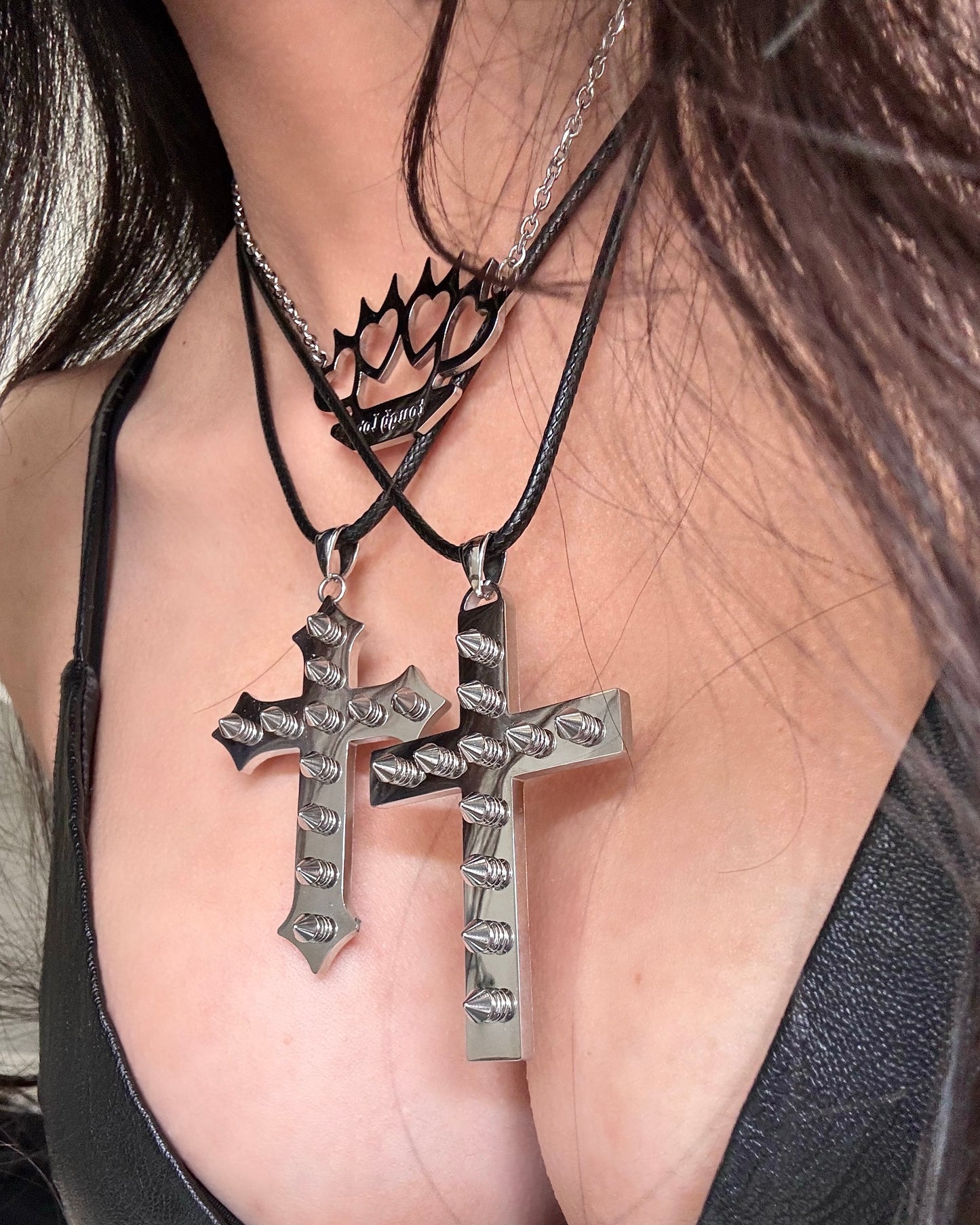 REBEL CROSS NECKLACE