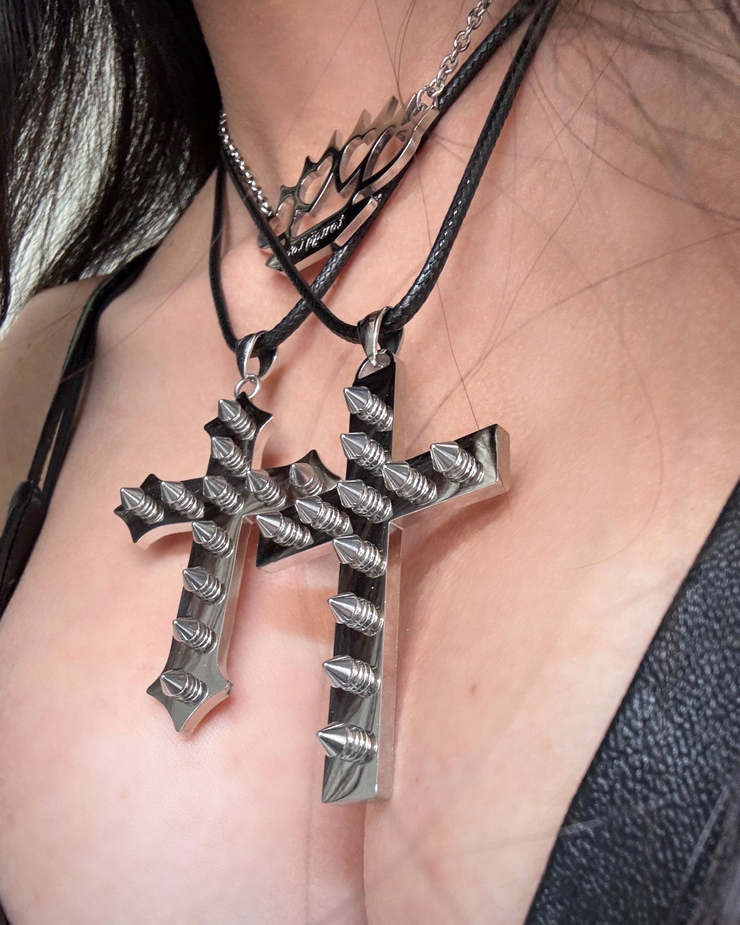 REBEL CROSS NECKLACE