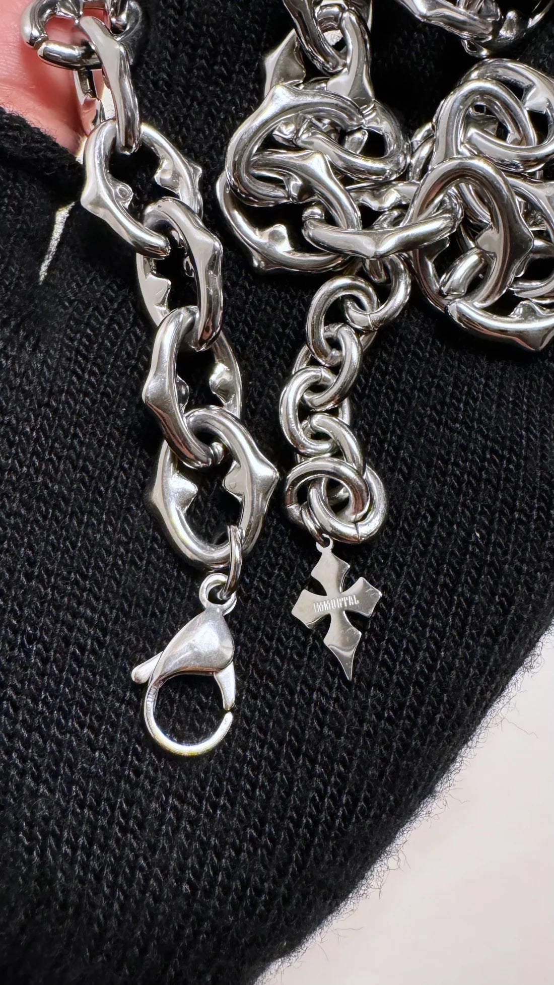 SPIKE CHAIN LINK NECKLACE