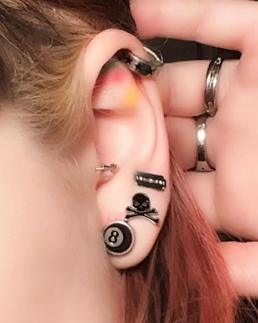 8 BALL STUD EARRINGS