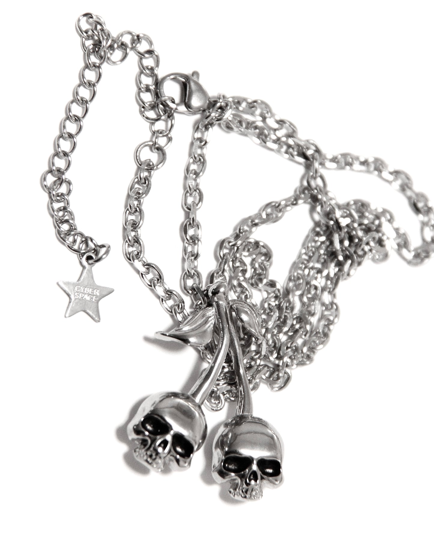 CHERRY SKULL NECKLACE