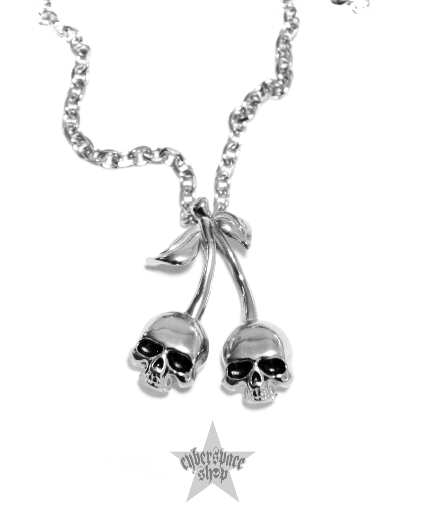 CHERRY SKULL NECKLACE