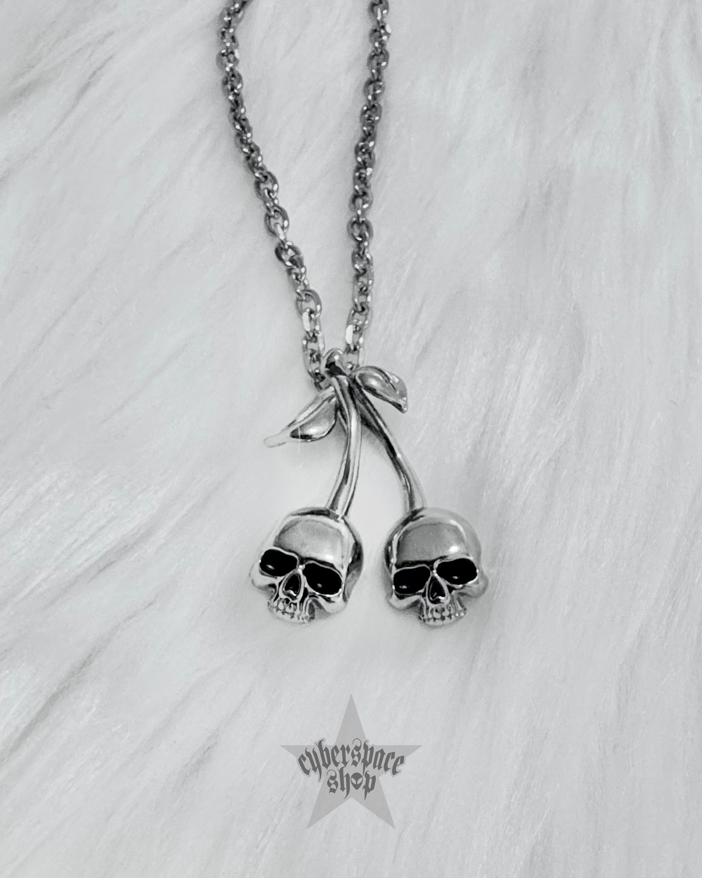CHERRY SKULL NECKLACE