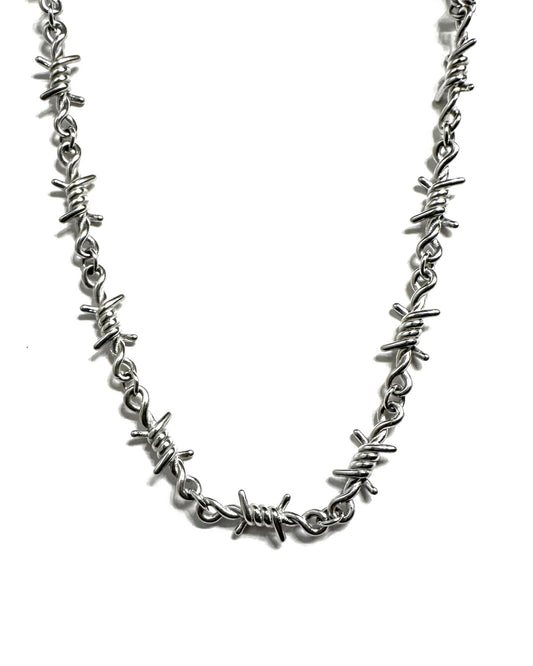 MINI BARBED WIRE NECKLACE