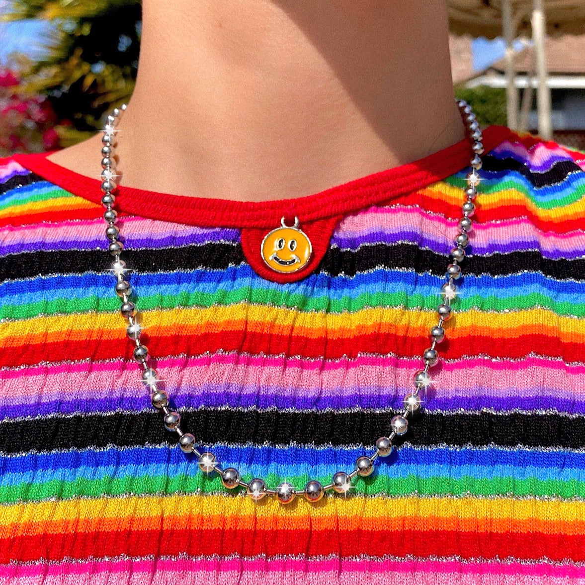 SMALL BALL CHAIN NECKLACE