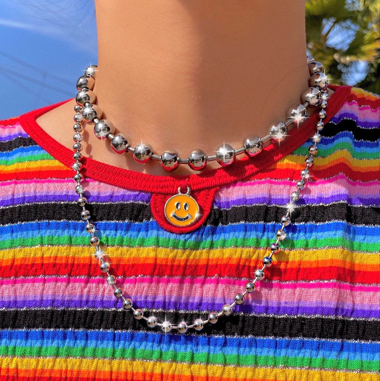 SMALL BALL CHAIN NECKLACE