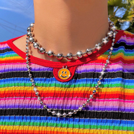 SMALL BALL CHAIN NECKLACE