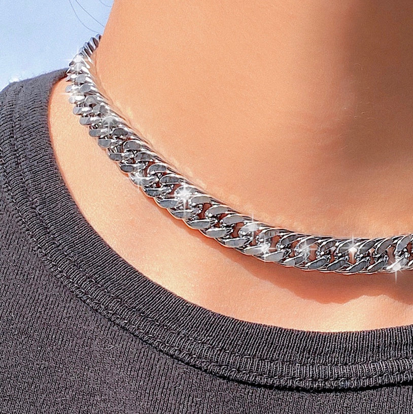 FLAT CUBAN CHOKER