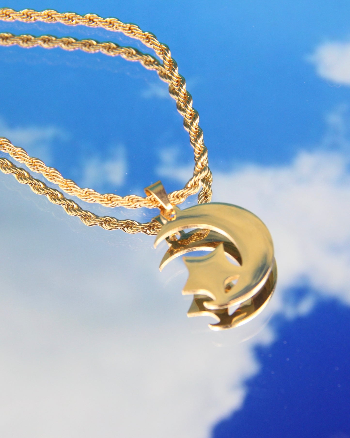 GOLD NIGHT SKY NECKLACE