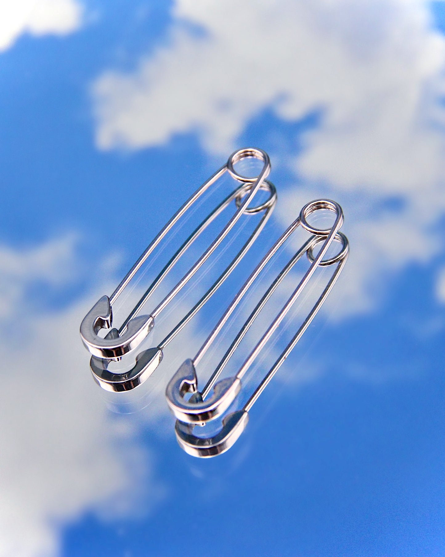 SAFETY PIN EARRINGS