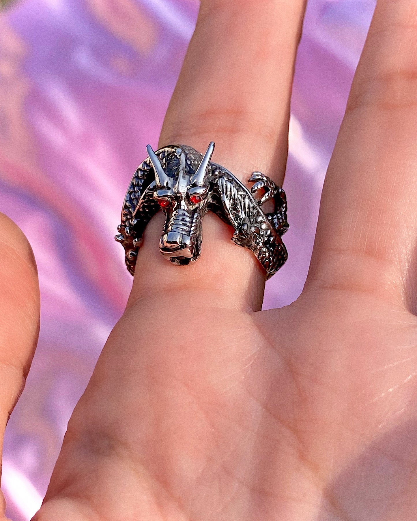 RED EYE DRAGON RING