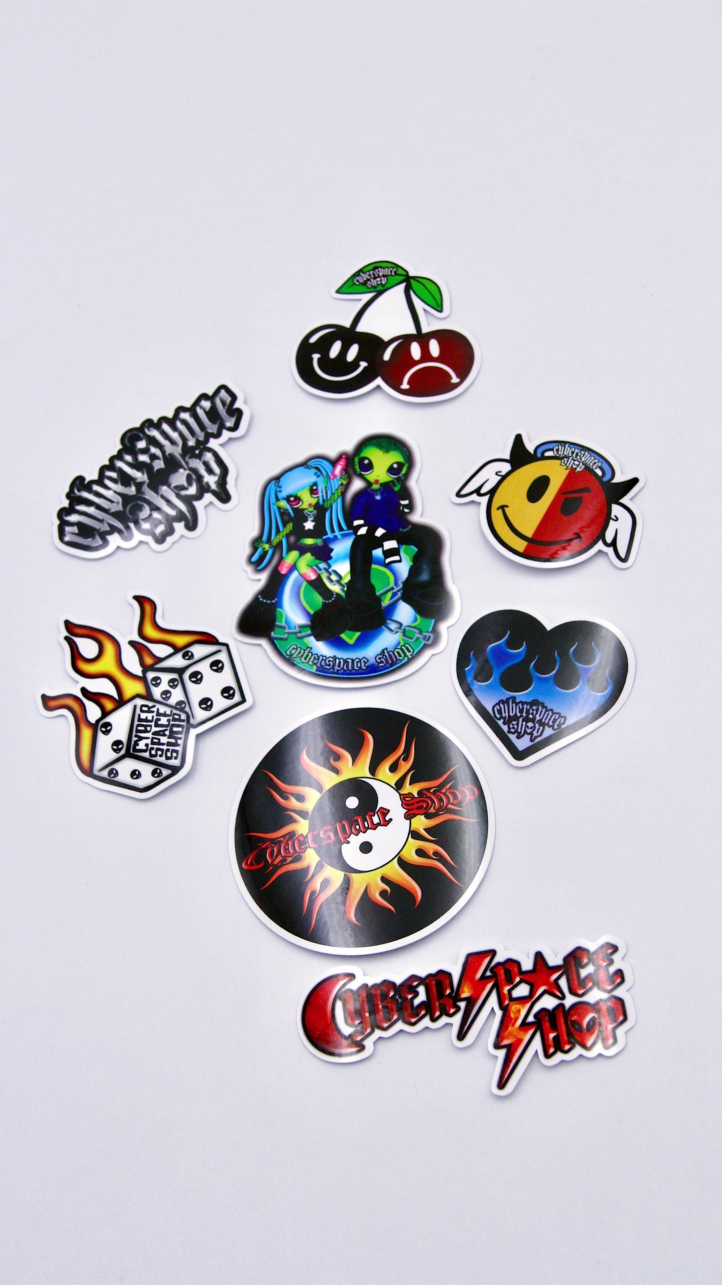 CYBERSPACE SHOP STICKER PACK
