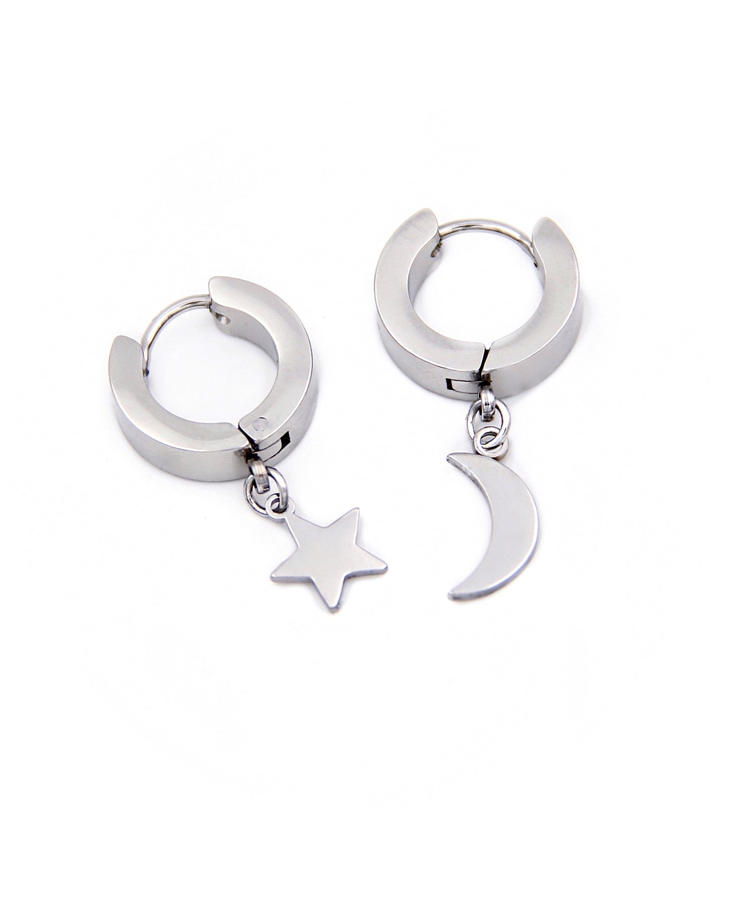 MOON & STAR HOOPS
