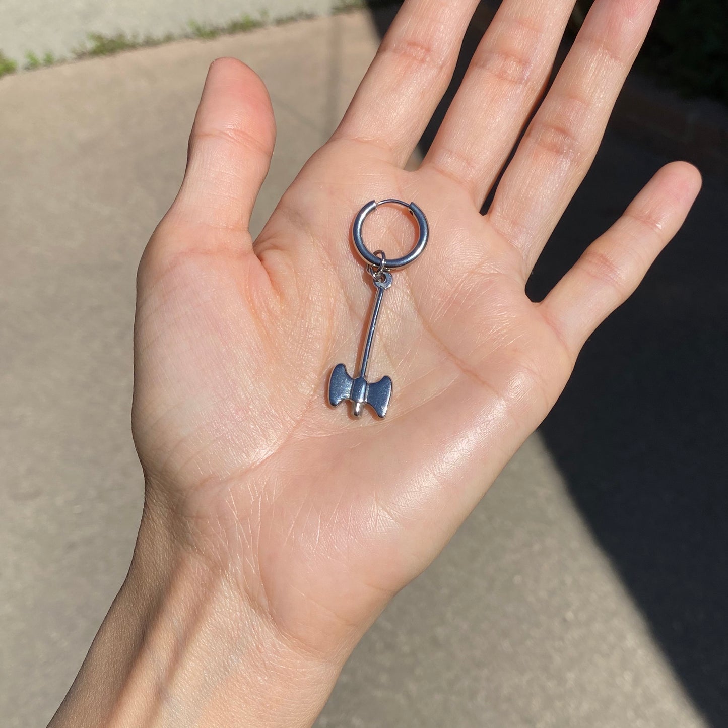 BATTLE AXE EARRING