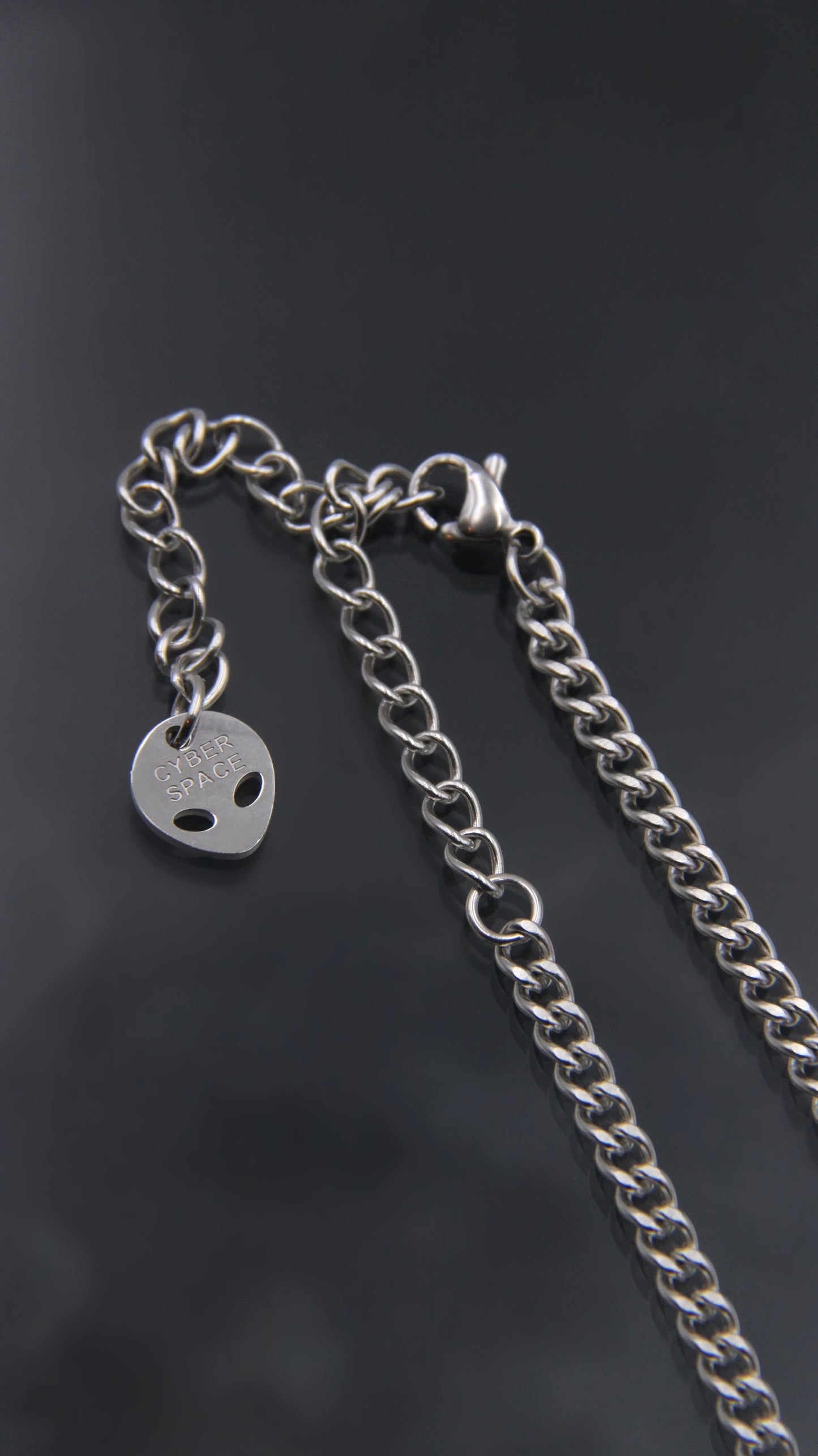 SKELETON MIDDLE FINGER NECKLACE