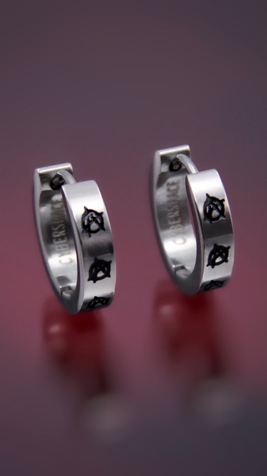ANARCHY HOOP EARRINGS