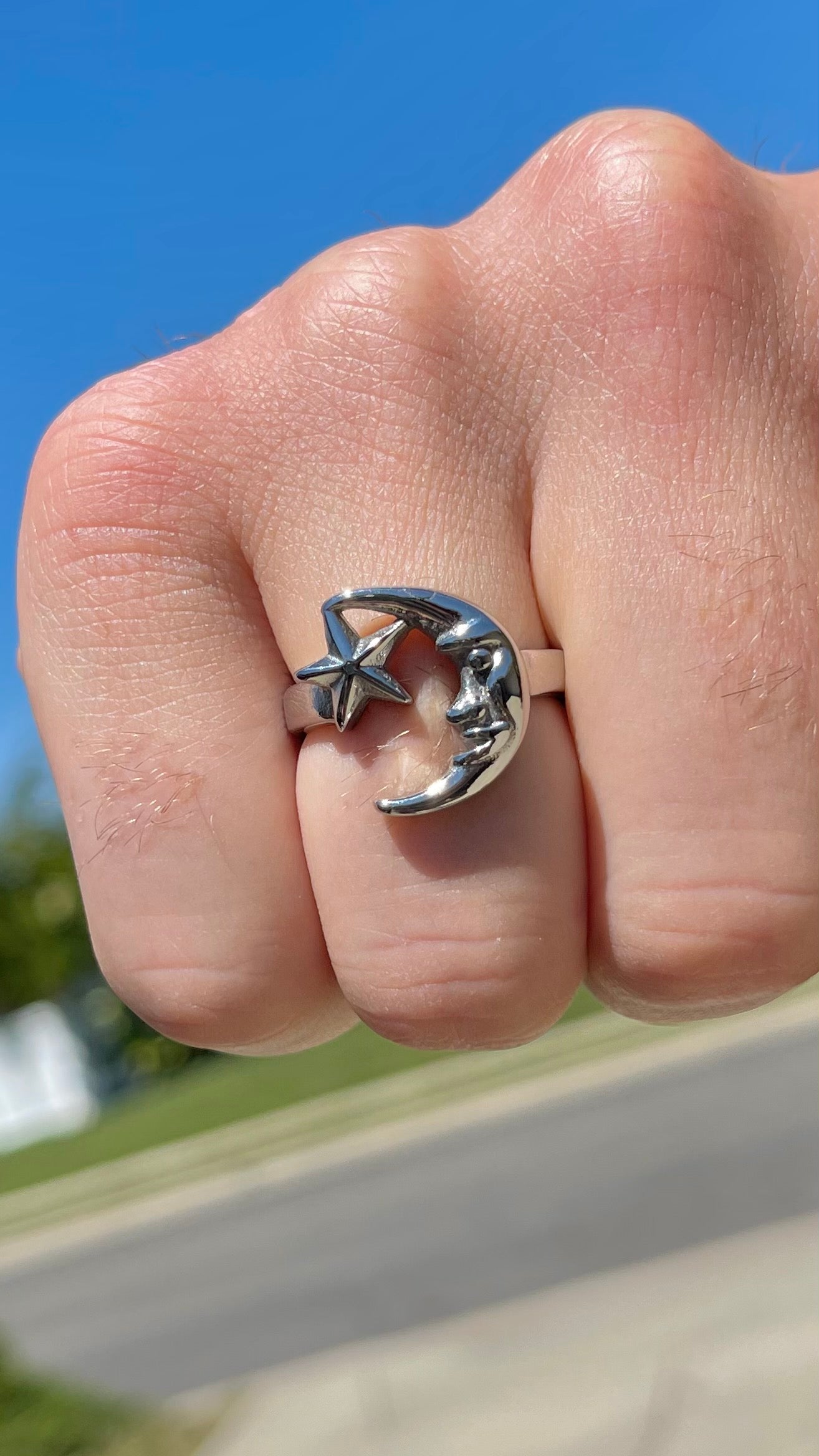 MIDNIGHT MOON RING