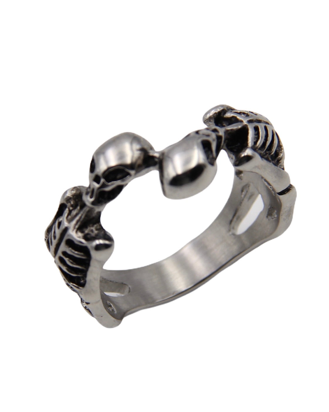 TWIN SKELETON RING
