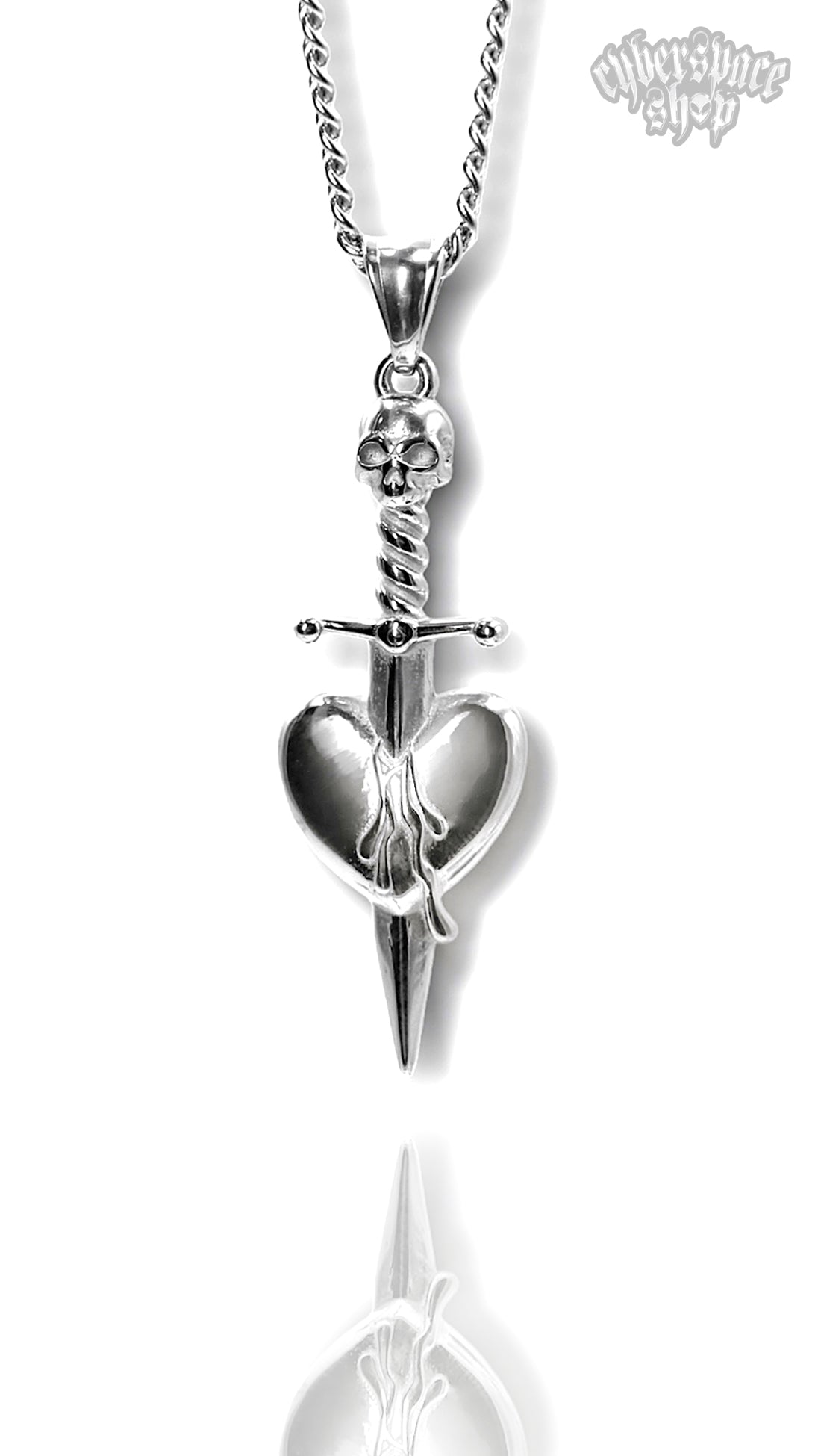 PIERCED HEART NECKLACE