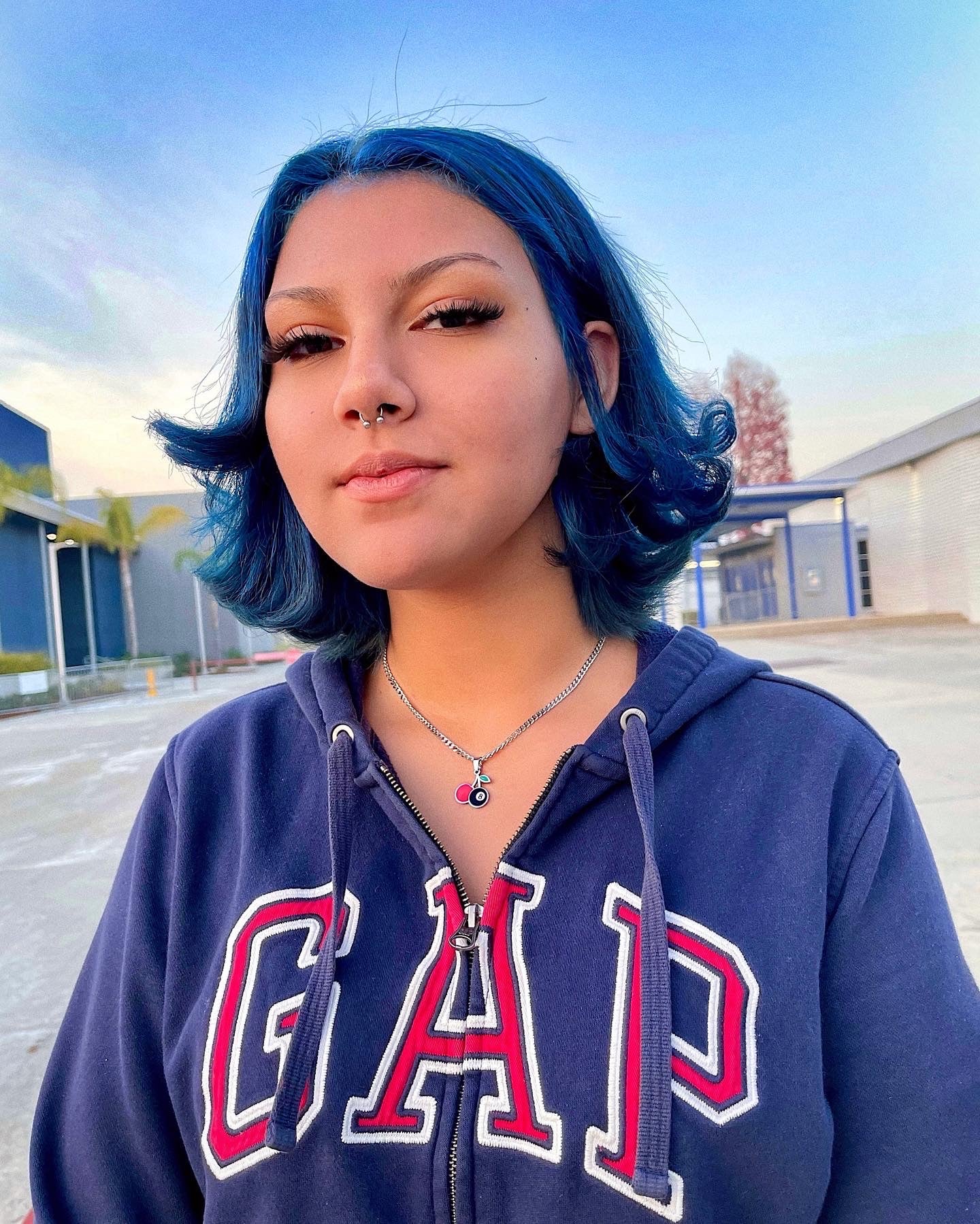 CHERRY 8 BALL NECKLACE