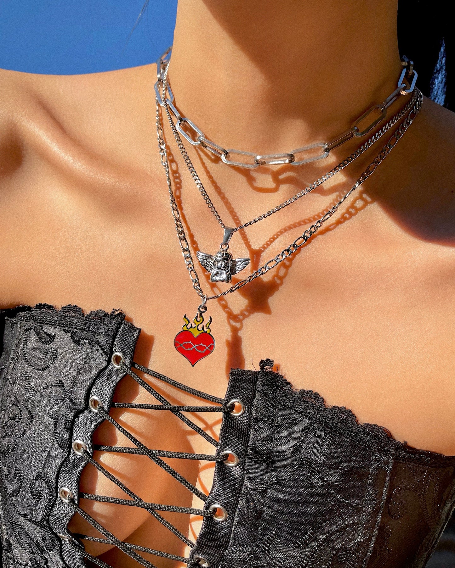 BURNING HEART NECKLACE