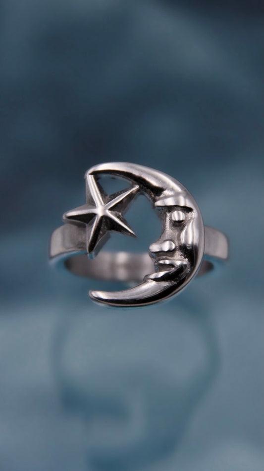 MIDNIGHT MOON RING