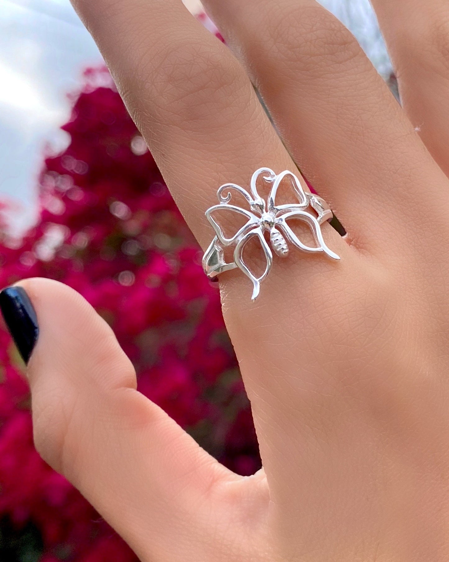 BLOSSOM BUTTERFLY RING