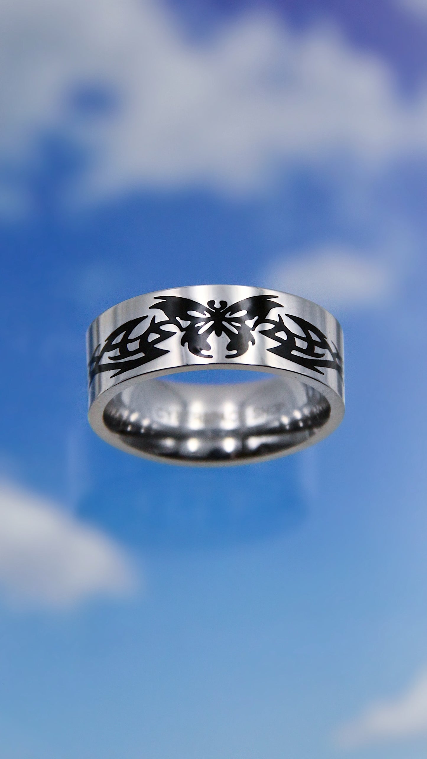 Y2K BUTTERFLY RING