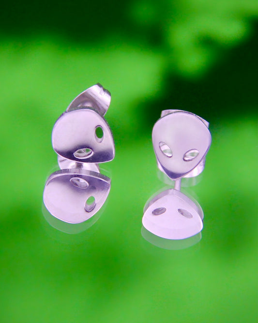 CYBER ALIEN STUD EARRINGS