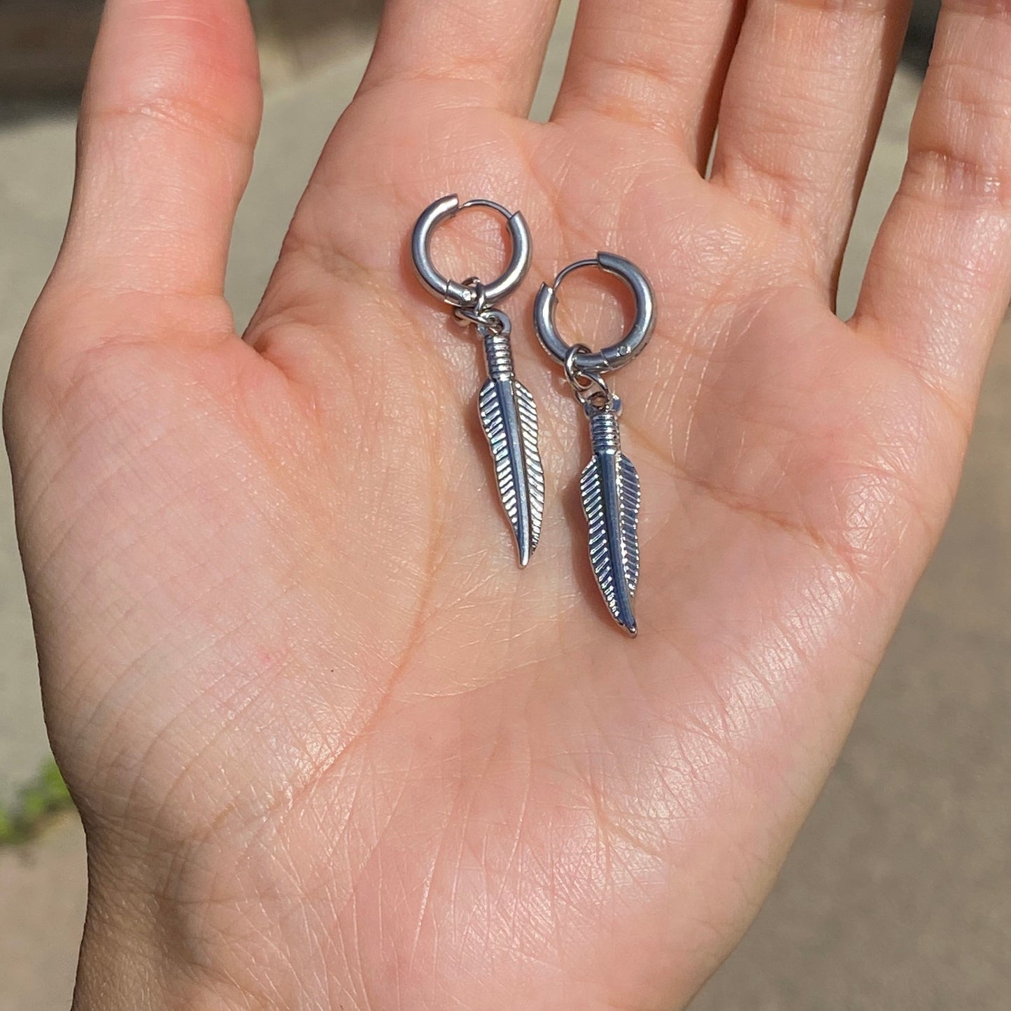 FEATHER EARRINGS