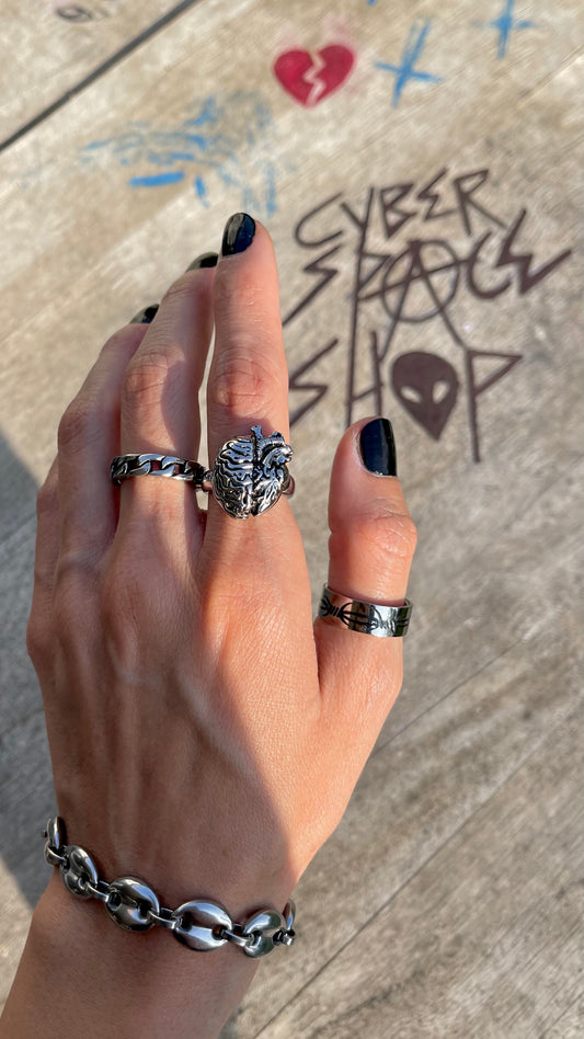 BRAIN HEART RING