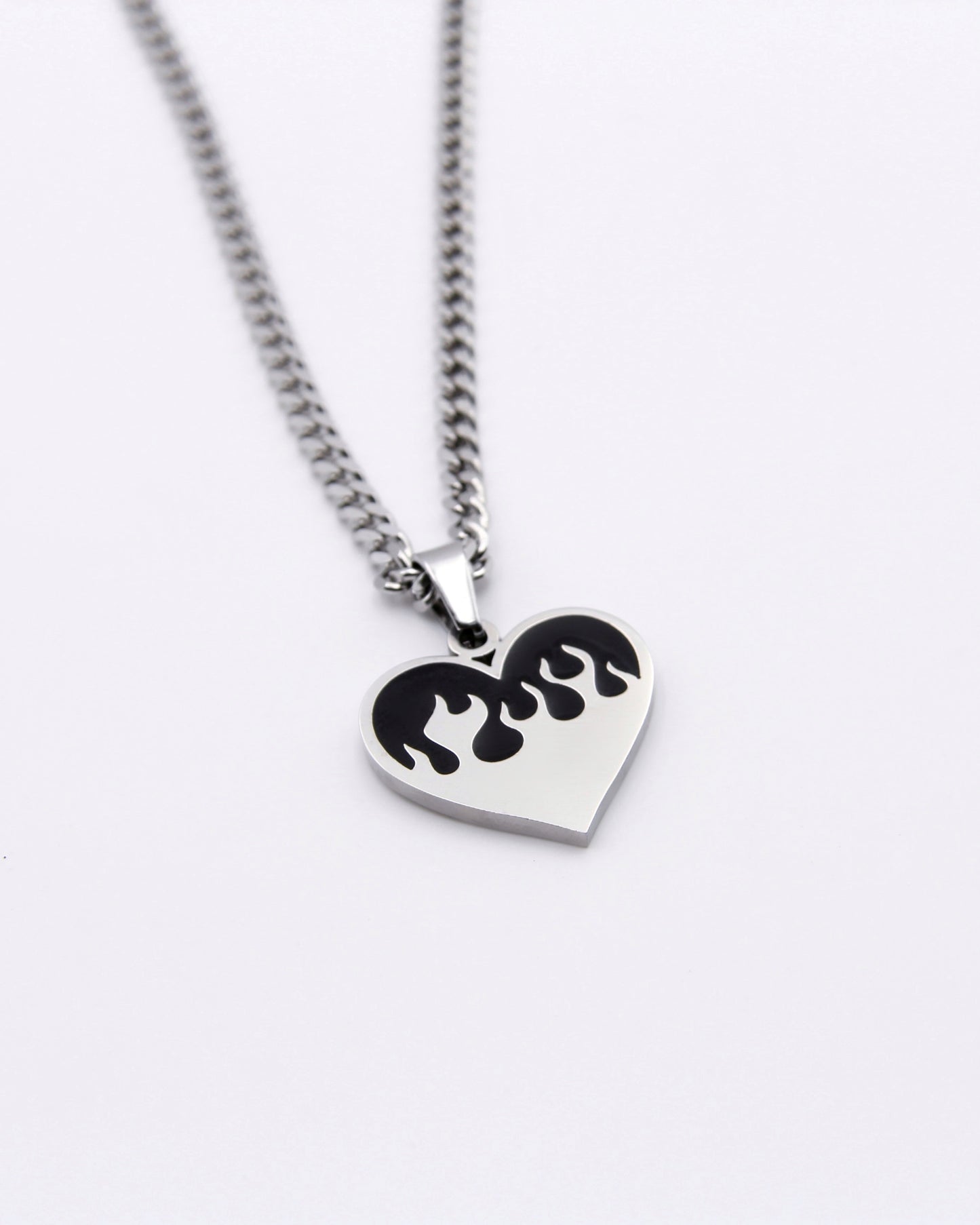 HEART ON FIRE NECKLACE