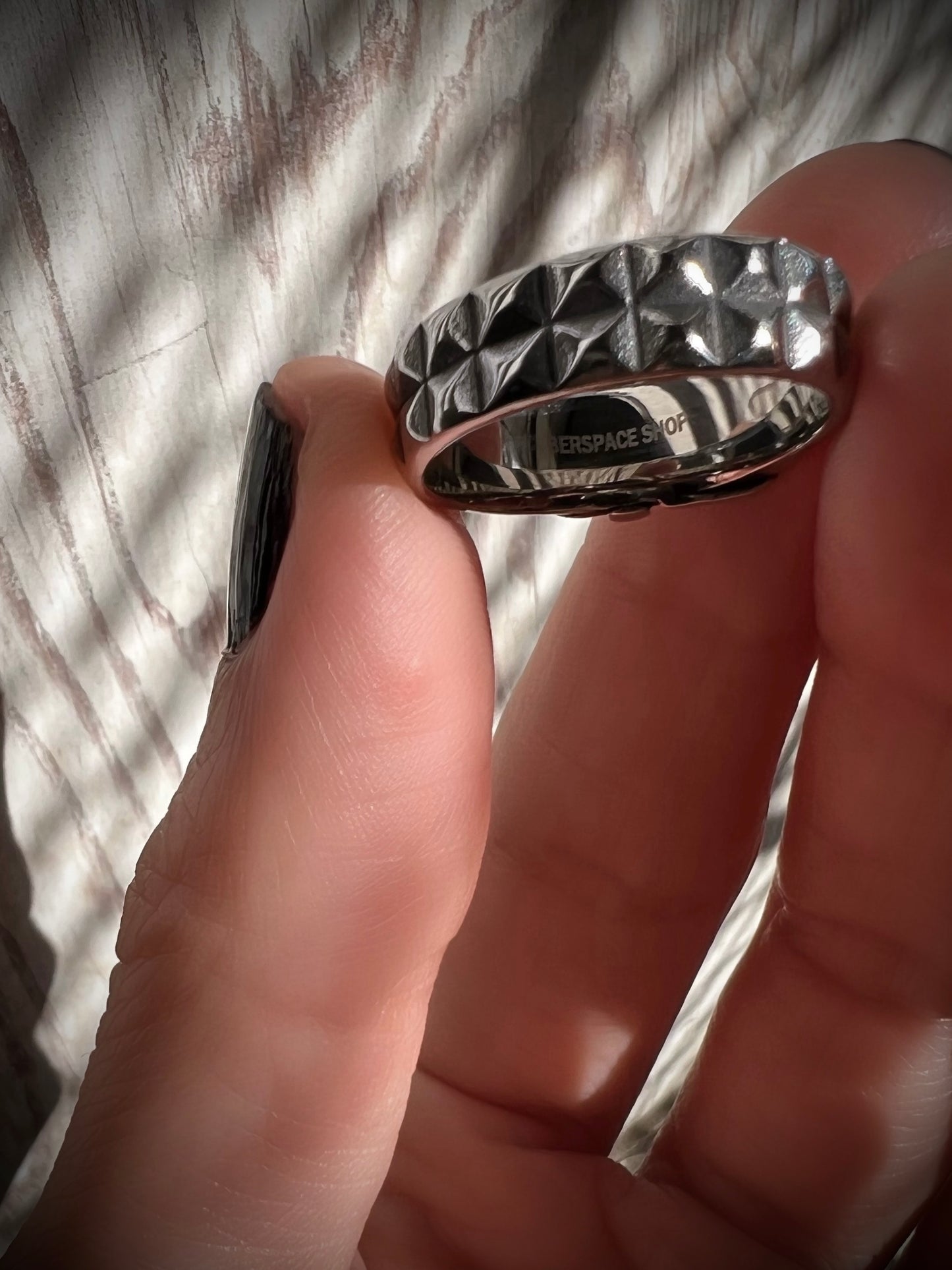 STUDDED BELT RING