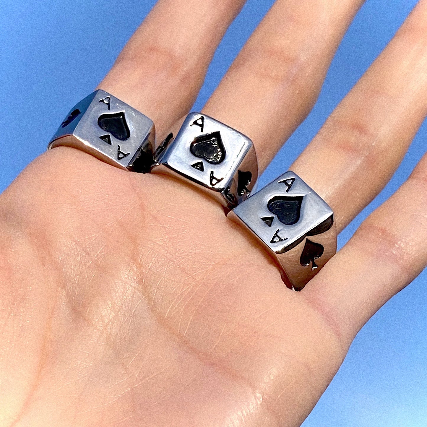 ACE OF SPADES RING