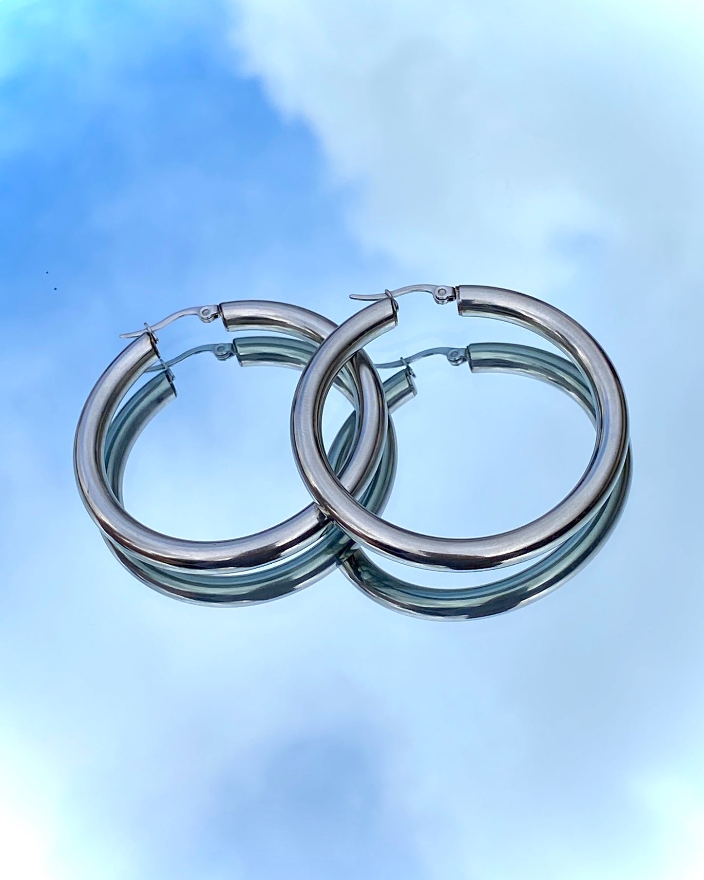 JUMBO HOOP EARRINGS