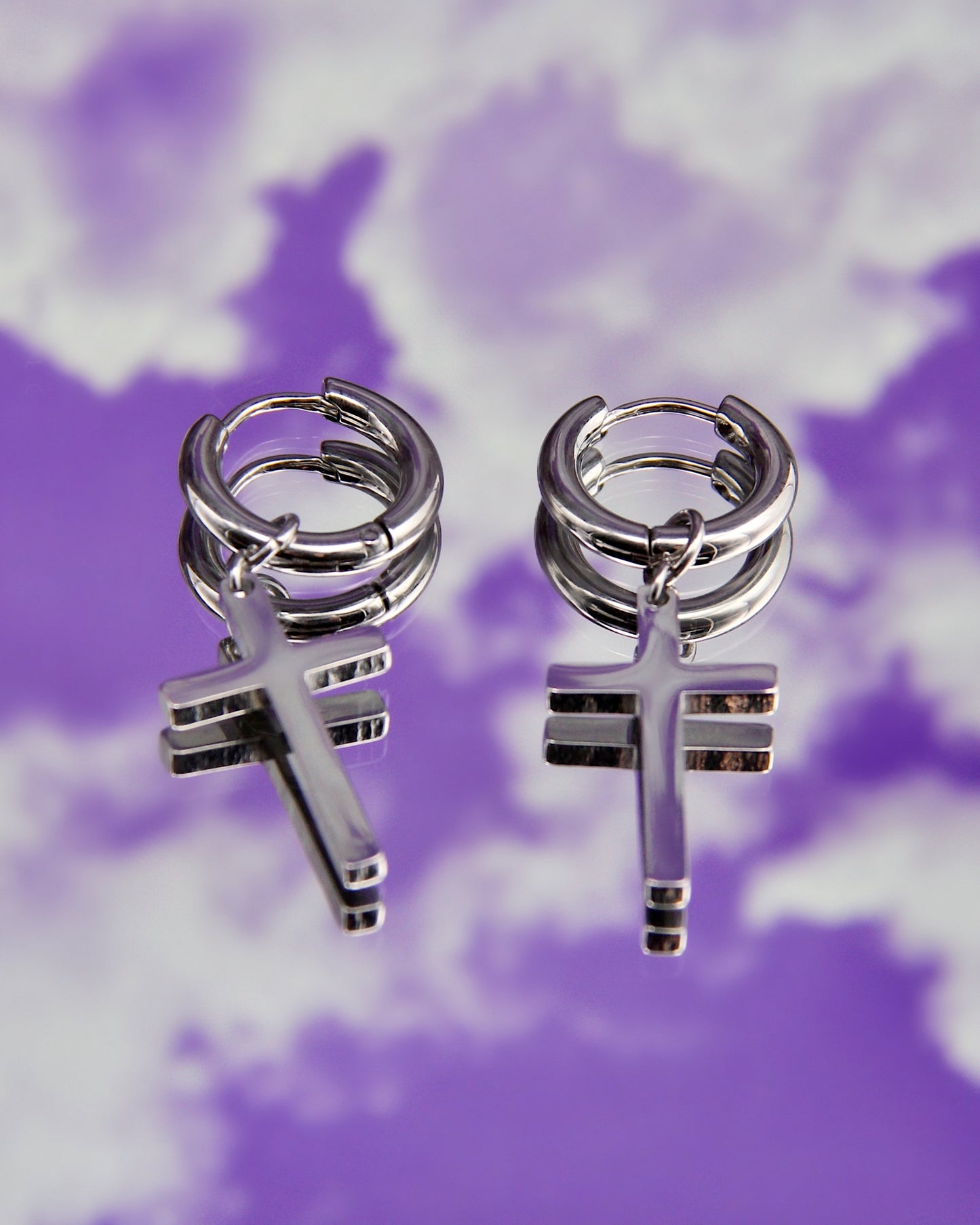 CLASSIC CROSS EARRINGS