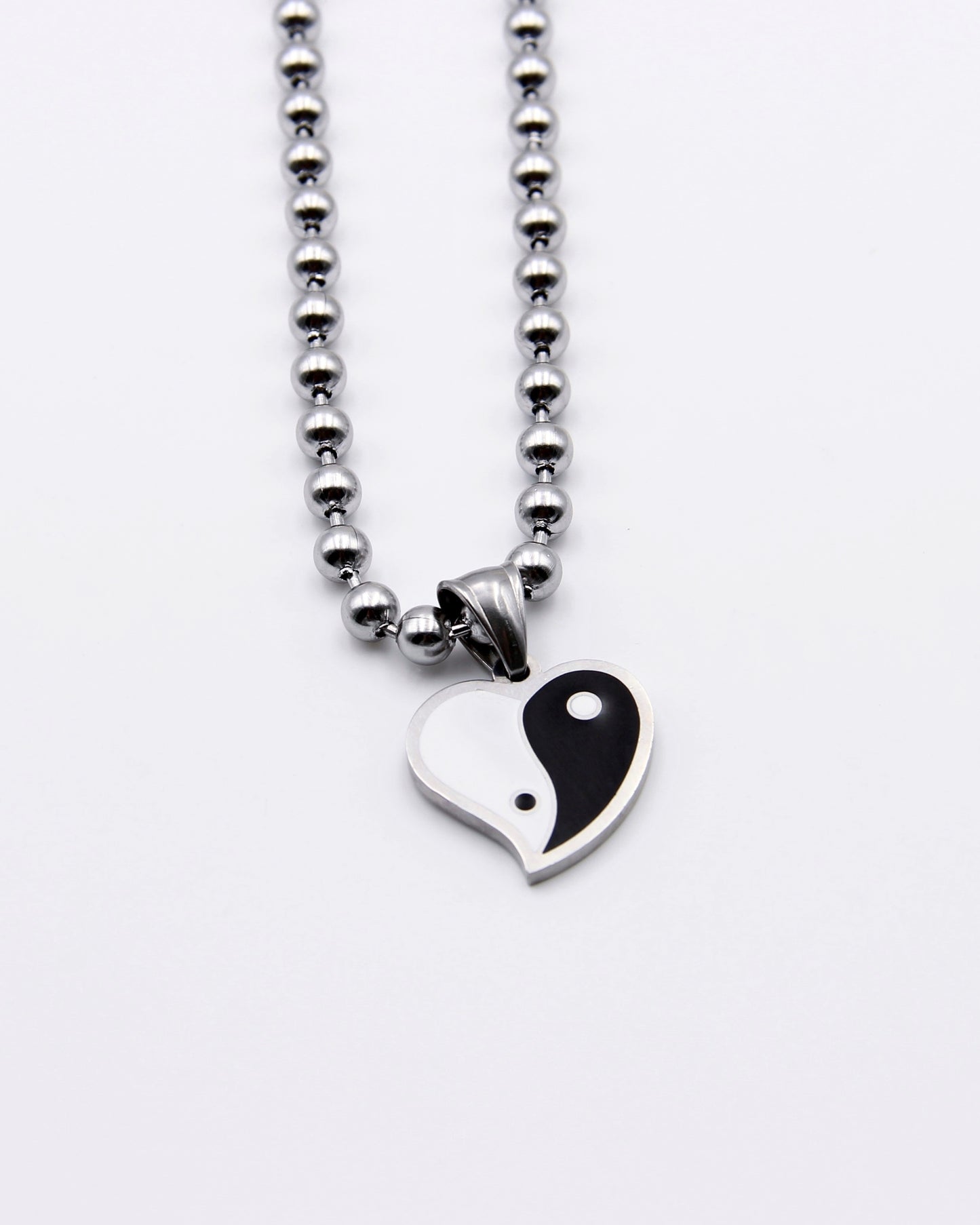 YIN YANG HEART NECKLACE