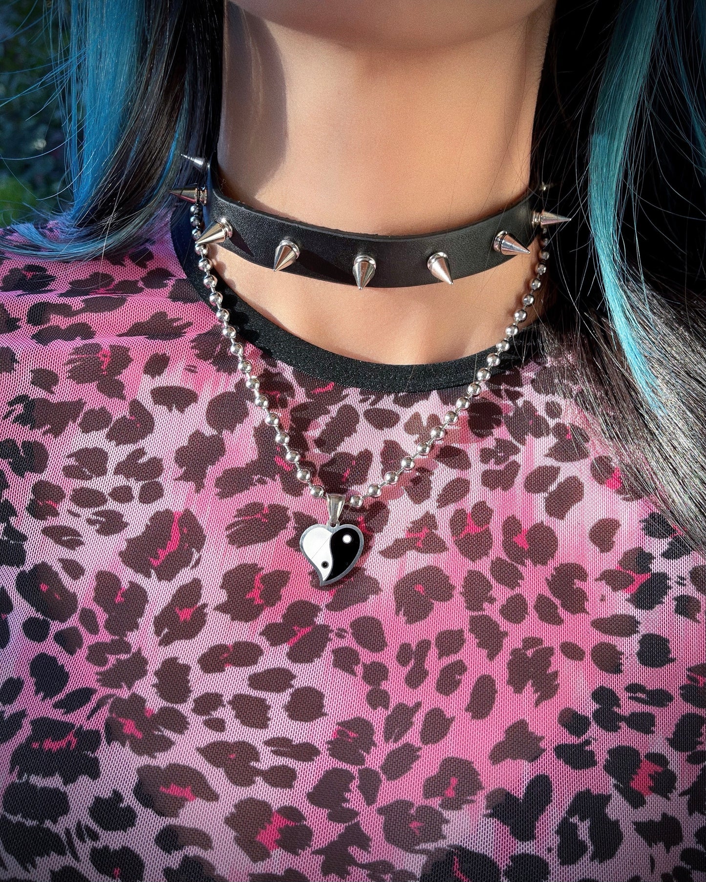 YIN YANG HEART NECKLACE