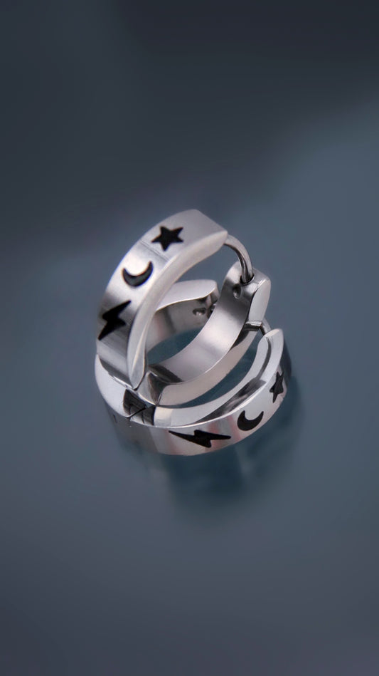 COSMIC HOOP EARRINGS