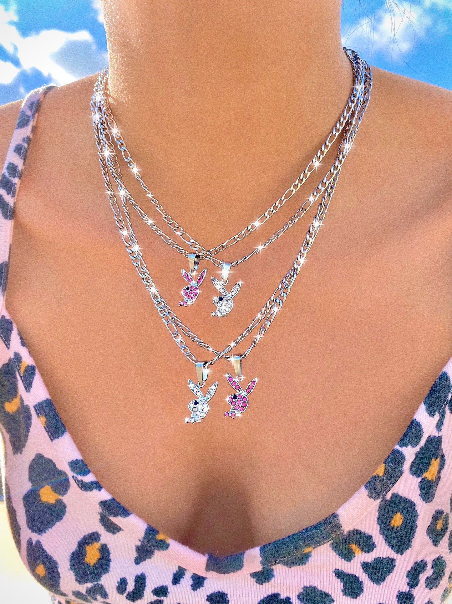 THE SPARKLE BUNNY NECKLACE