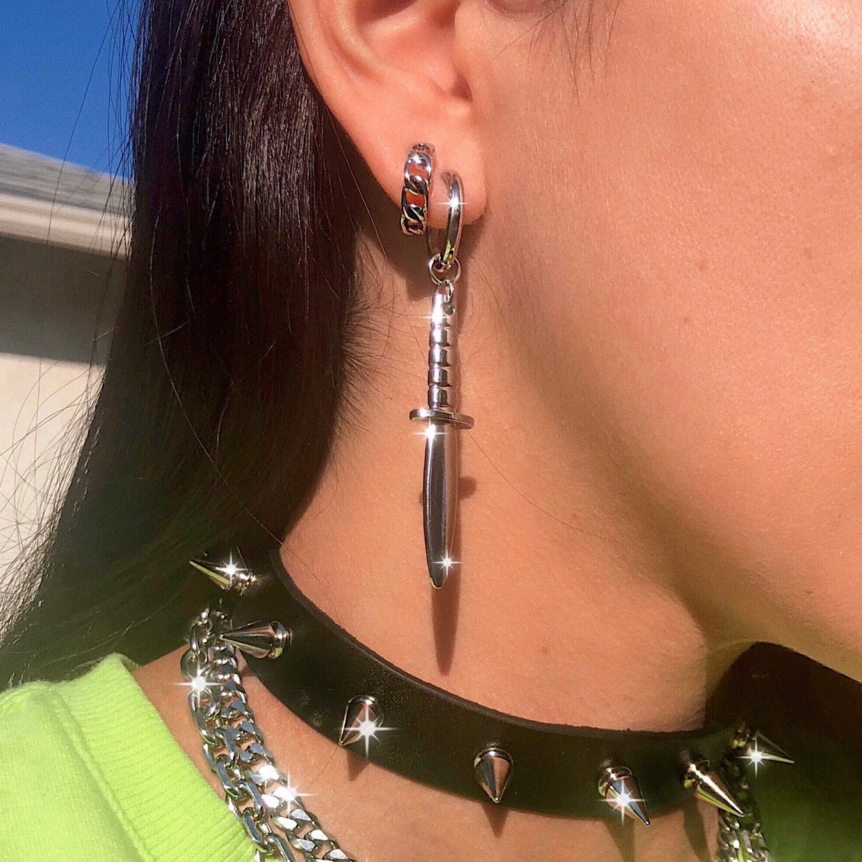 CHAIN LINK EAR CUFF