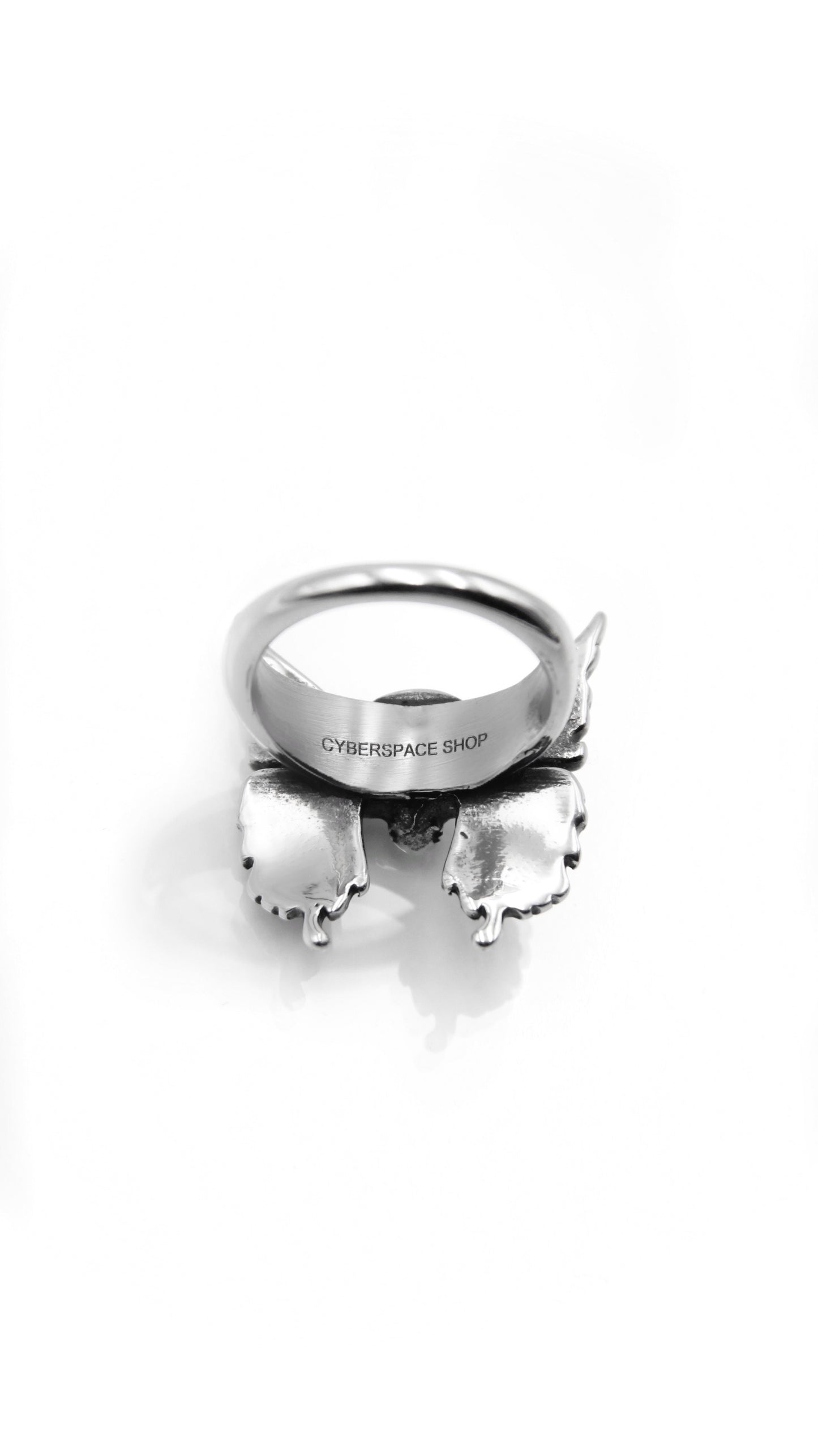 BUTTERFLY SKULL RING