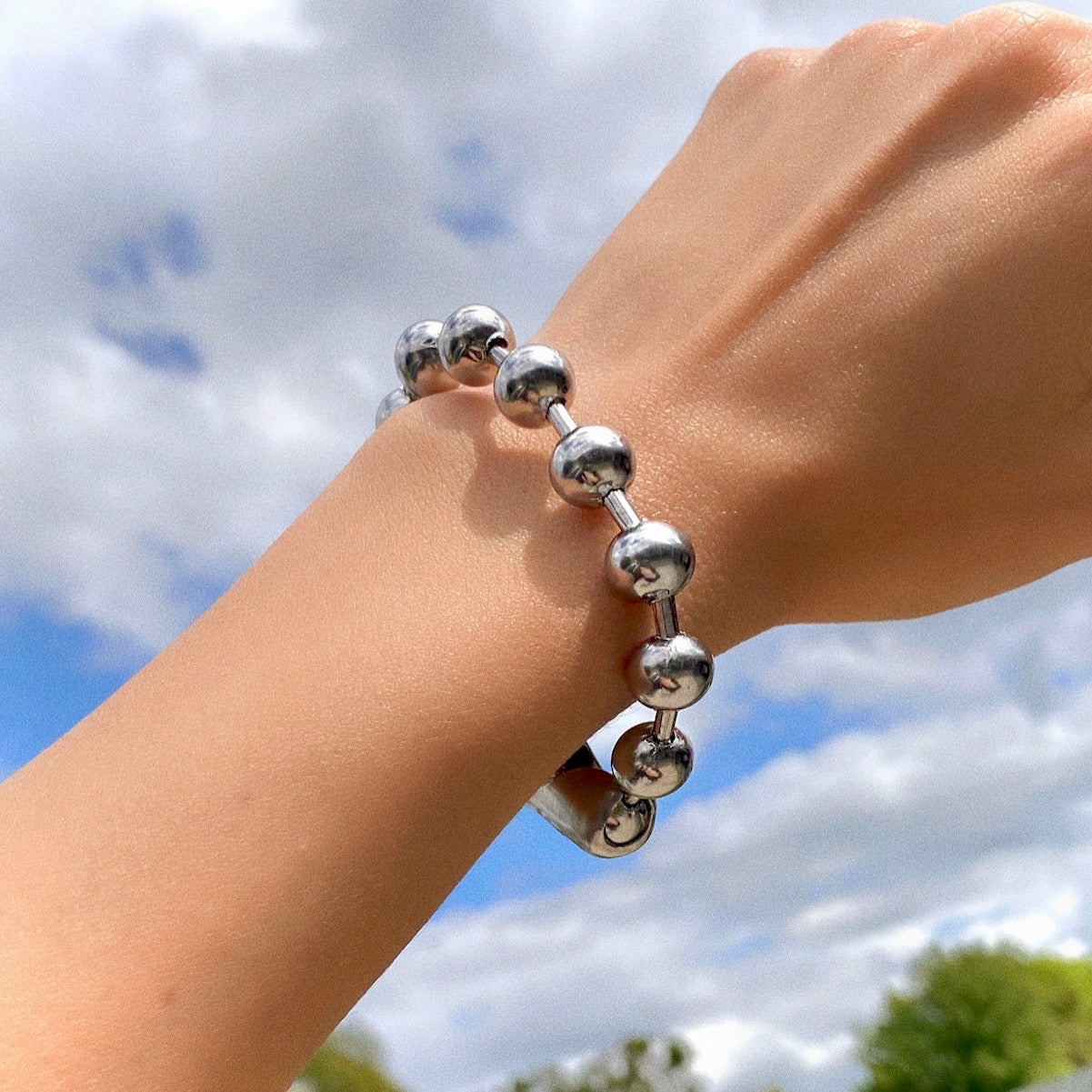 THE CHUNKY BALL CHAIN BRACELET