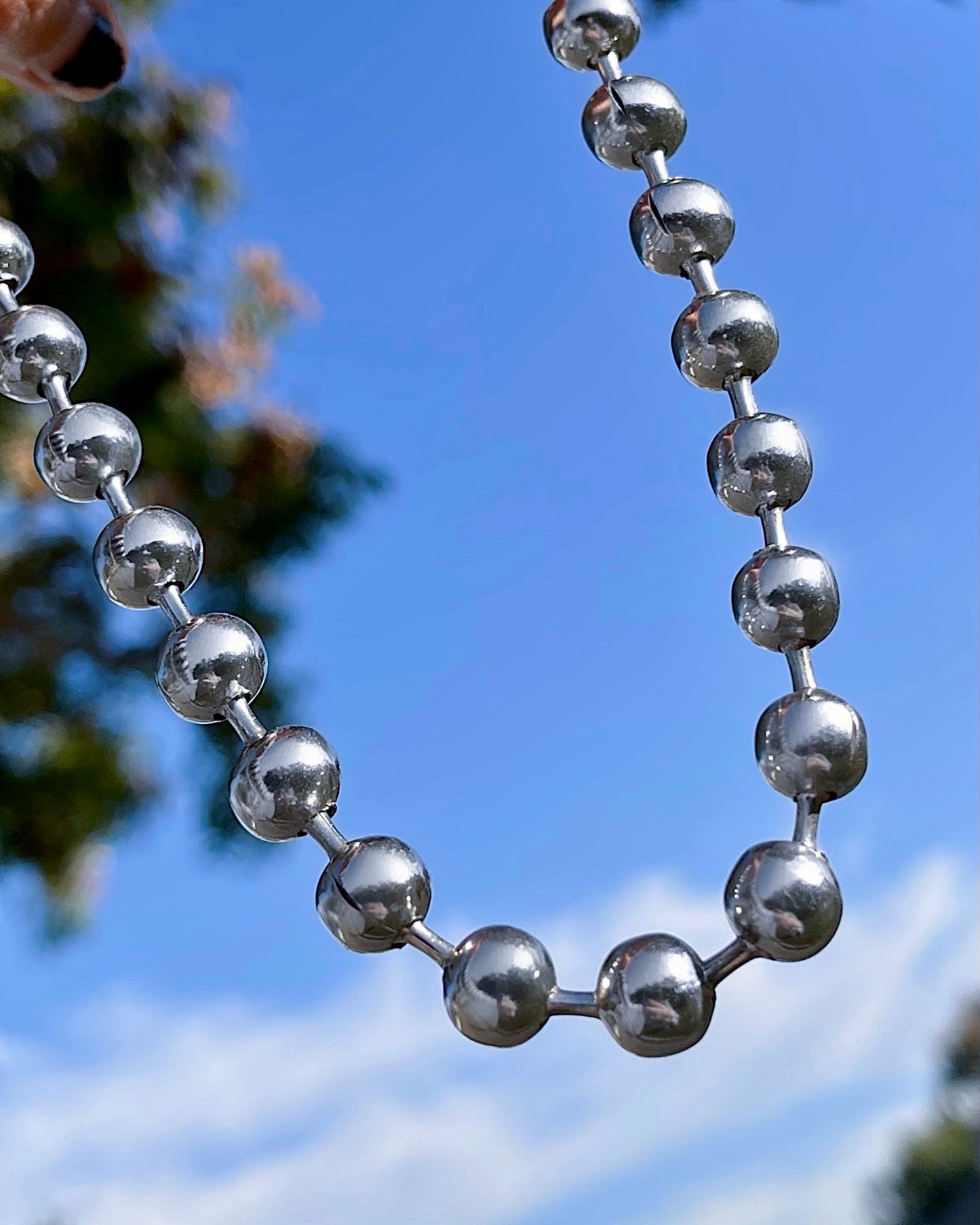 CHUNKY BALL CHAIN NECKLACE