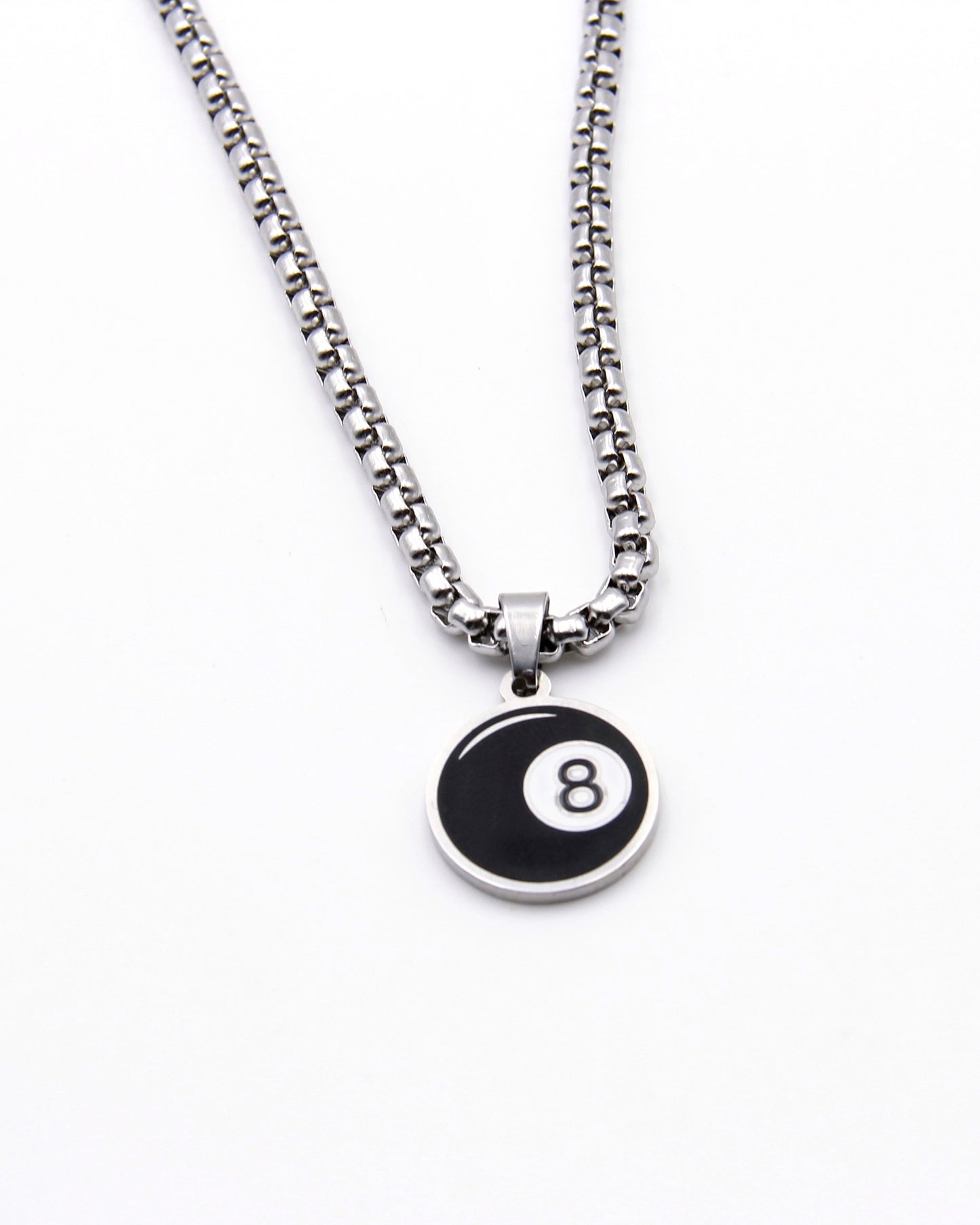 BEHIND THE 8 BALL NECKLACE