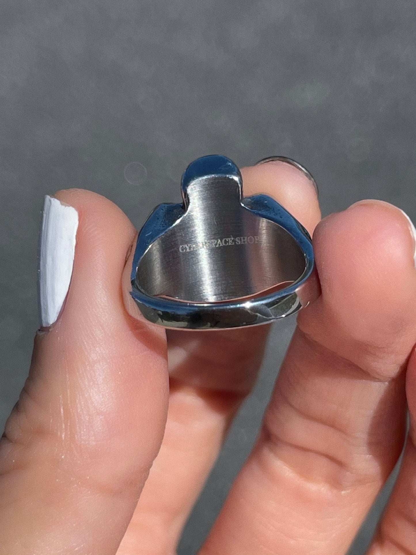 FLAME SKULL RING