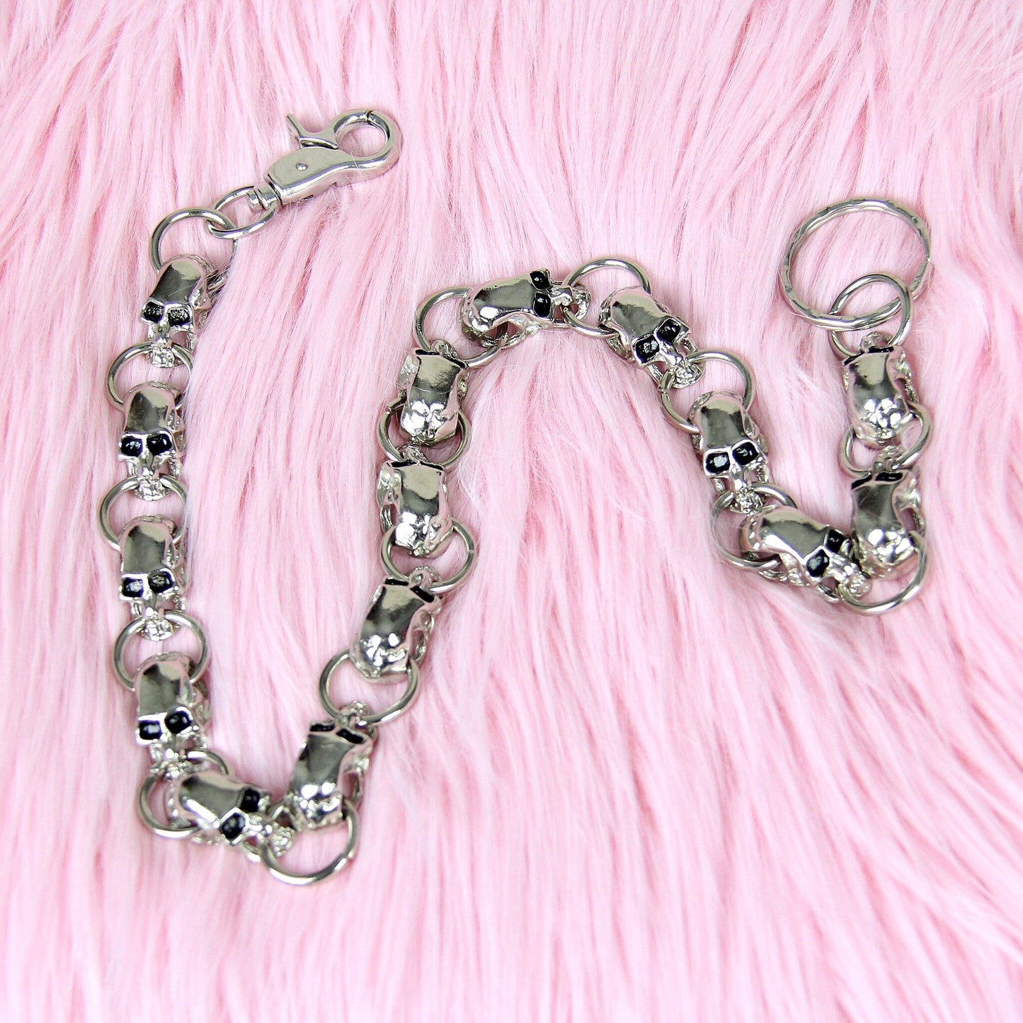 SKULL O-RING PANT CHAIN