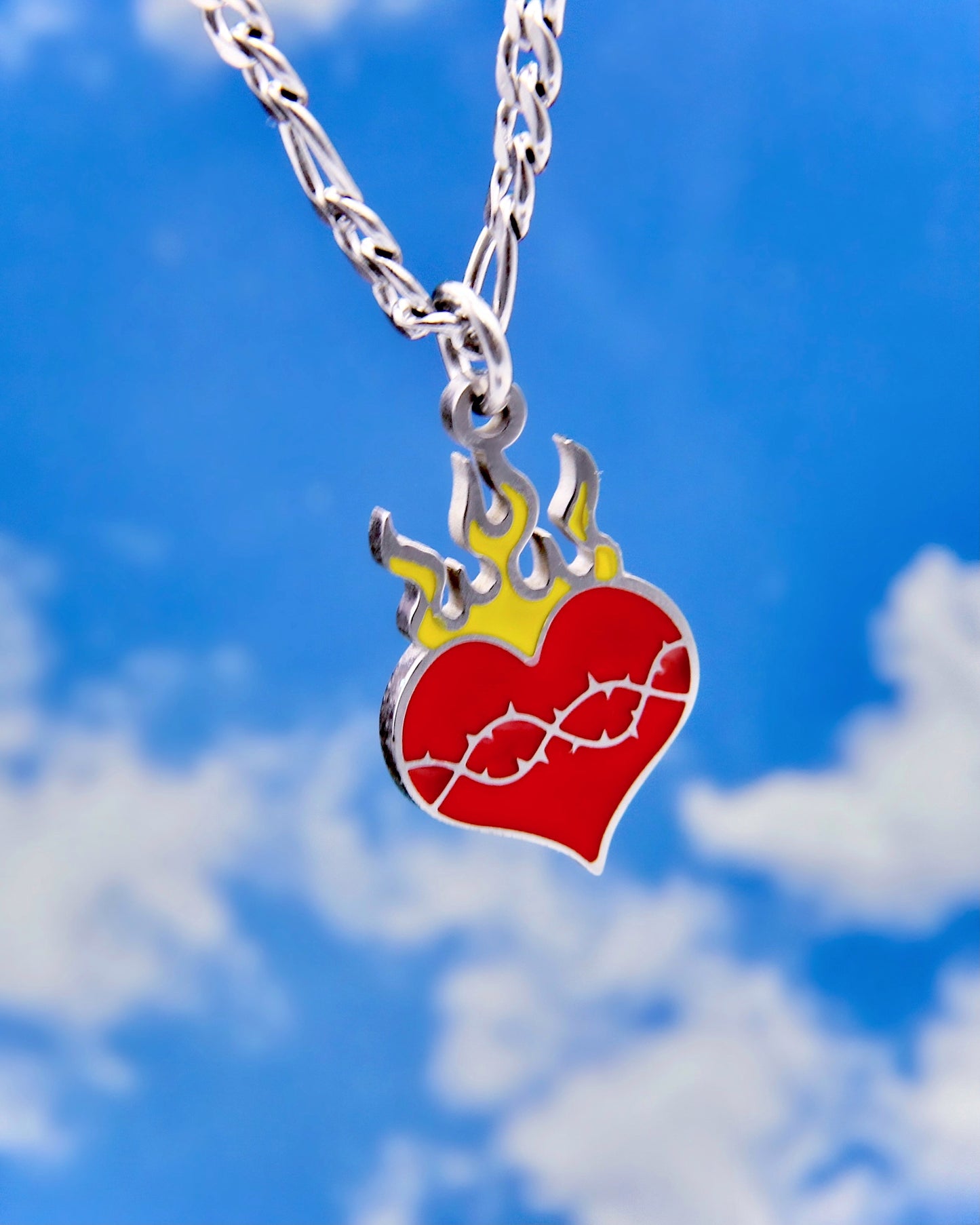 BURNING HEART NECKLACE