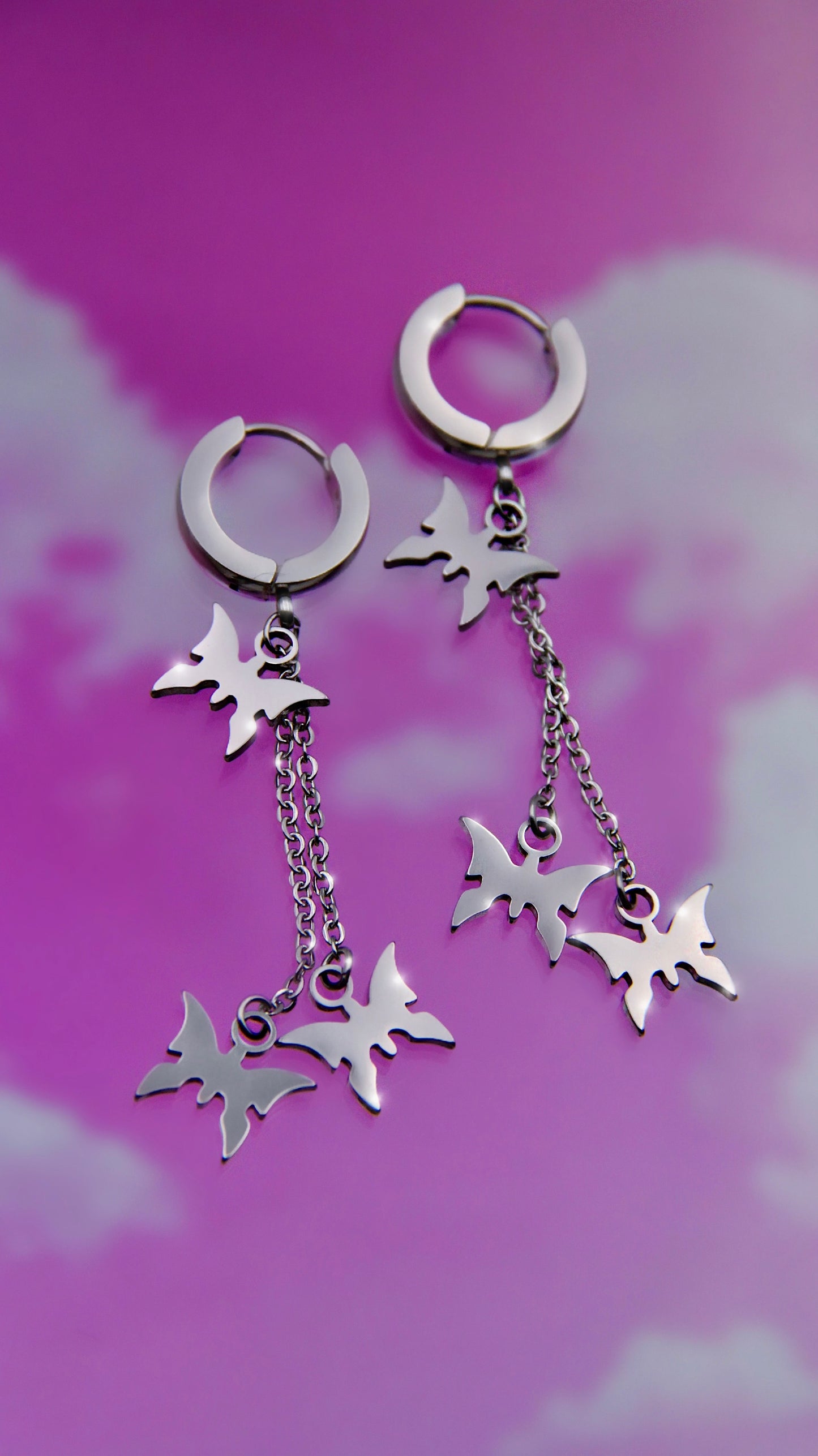 FLUTTER BUTTERFLY EARRINGS